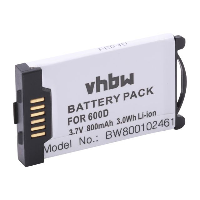 Vhbw - Batterie LI-ION 800mAh 3.7V pour DEWETE Mobiltelefone 610, 620, 630, 600d, 610d, 620d, 630d, DTS11 remplace DK512009, 23-001059-00 Vhbw  - Batterie téléphone