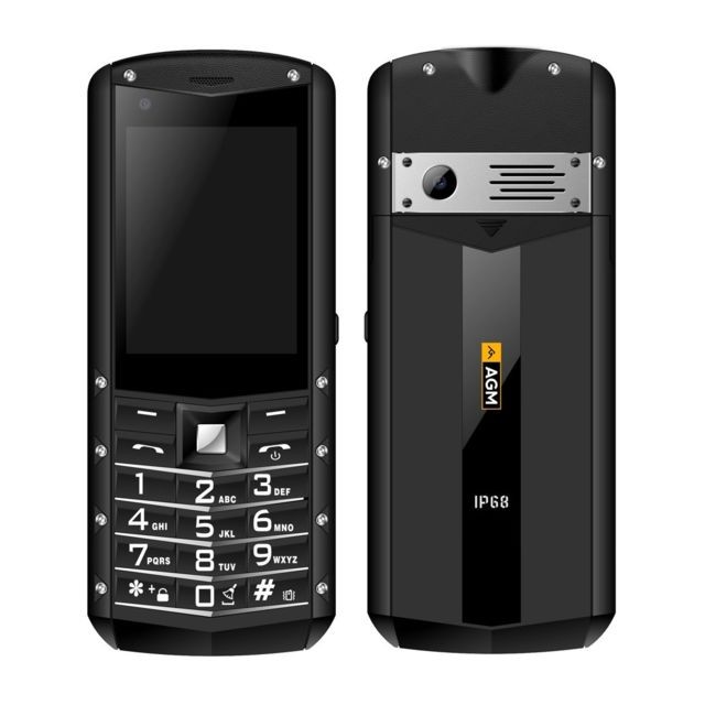Wewoo - Smartphone incassable antichoc Téléphone robuste AGM M51 Go + 8 GoIP68 étancheantichocbatterie 2500 mAh2,8 pouces Android 8.1 Qualcomm MSM8909 quadricœurréseau 4G noir - Smartphone Android 8 go