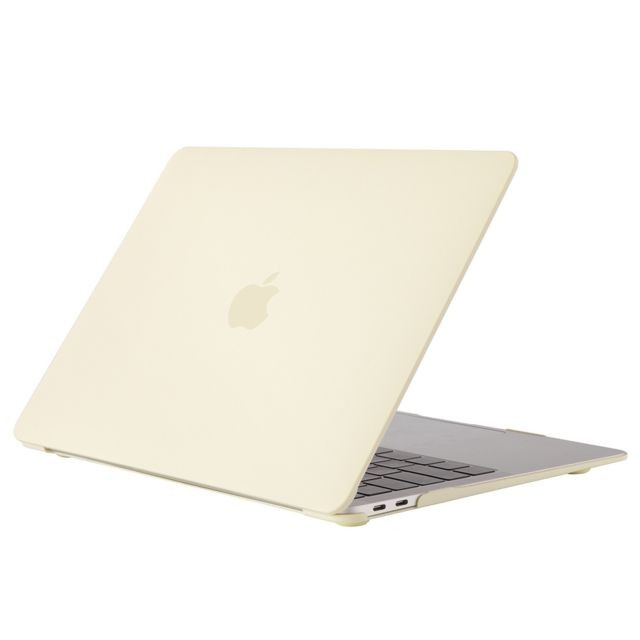 Wewoo - Housse Coque Mac Étui de protection en plastique pour ordinateur portable de style crème MacBook Pro de 13,3 pouces 2019 Jaune Wewoo  - Coque mac pro