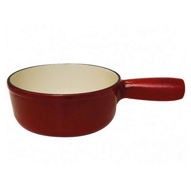 Schwarz - schwarz - caquelon à fondue fonte émaillée 19cm rouge - 26753500 - Appareil à fondue