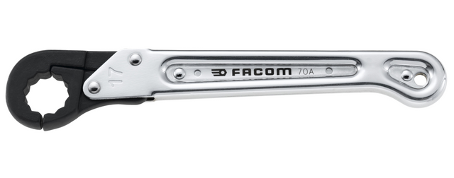Facom - 70A - Clés à tuyauter droites avec toile métriques Facom 70A.19 Facom  - Cle a tuyauter