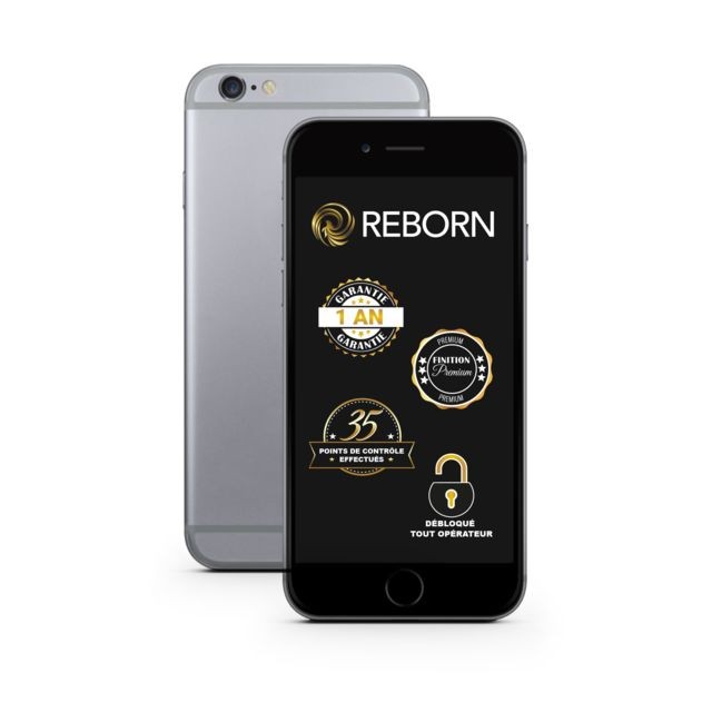 Reborn - iPhone 6 Reconditionné - 64 Go - IP664GS - Gris sidéral Reborn   - iPhone Reborn