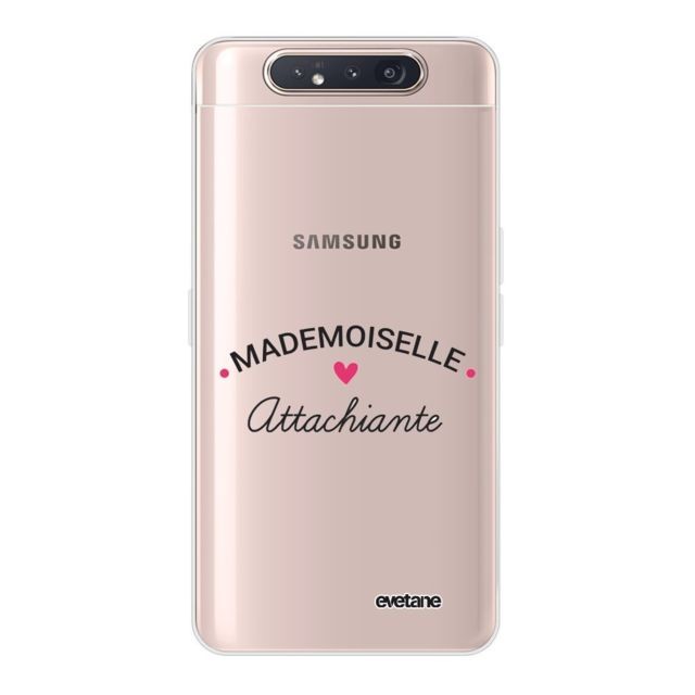 Evetane - Coque Samsung Galaxy A80 360 intégrale transparente Mademoiselle Attachiante Ecriture Tendance Design Evetane. - Accessoire Smartphone Samsung galaxy a80