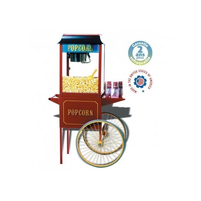 Sofraca - Chariot pour machine à pop-corn - Sofraca - - Machine à pop corn Cuisson festive