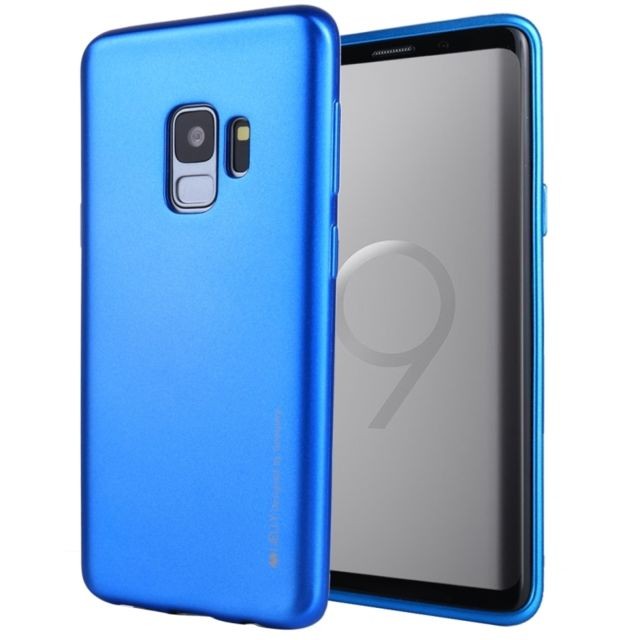 Wewoo - Coque bleu pour Samsung Galaxy S9 TPU couverture complète étui de protection souple METAL Wewoo  - Accessoires Samsung Galaxy S Accessoires et consommables