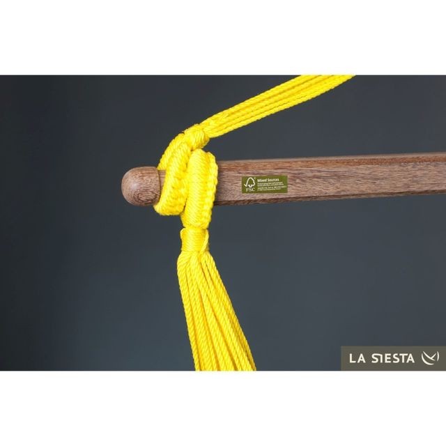 La Siesta LA SIESTA - Chaise-Hamac Basic colombienne SONRISA mandarine