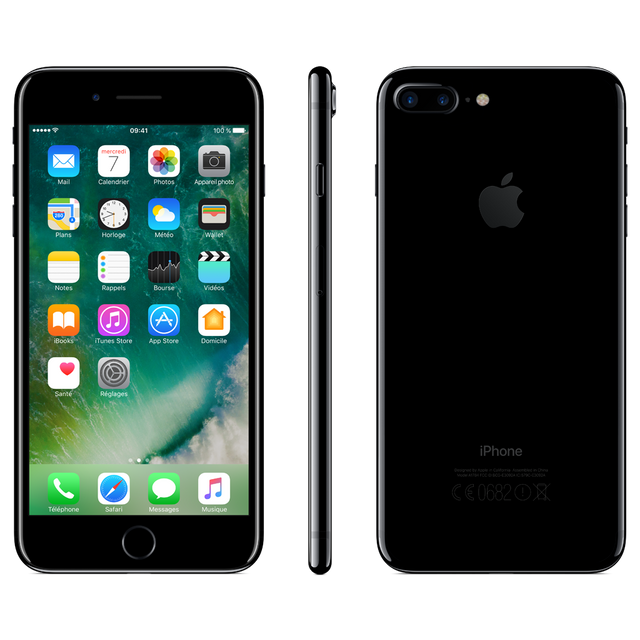 Apple - iPhone 7 Plus - 256 Go - Noir de Jais - Reconditionné - iPhone 7 Plus