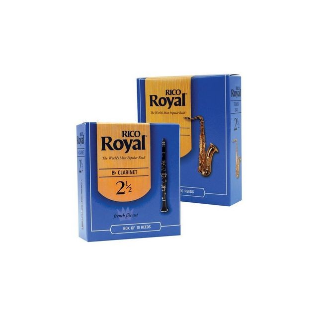 Rico - Boîte de 10 anches Rico Royal pour saxophone alto force 4 Rico   - Accessoires instruments à vent Rico