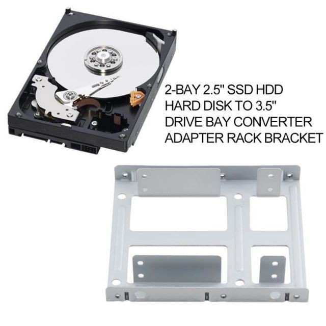 We - WE Adaptateur pour 1 disque dur SSD/HDD 2.5' en baie 3.5' We   - Adaptateur et Dock pour Disque Dur Externe