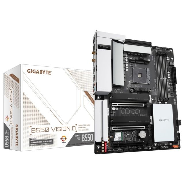 Gigabyte - AMD B550 VISION D - ATX -  - Carte mère AMD Gigabyte