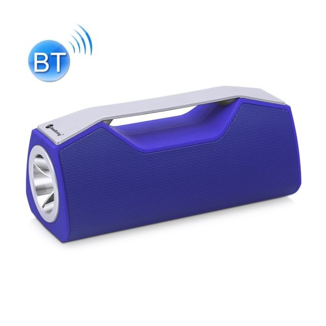 Enceintes Hifi Wewoo Enceinte Bluetooth NR-2028 Eclairage portatif Haut-parleur stéréo sans fil Prise en charge du avec fonction TWS Bleu
