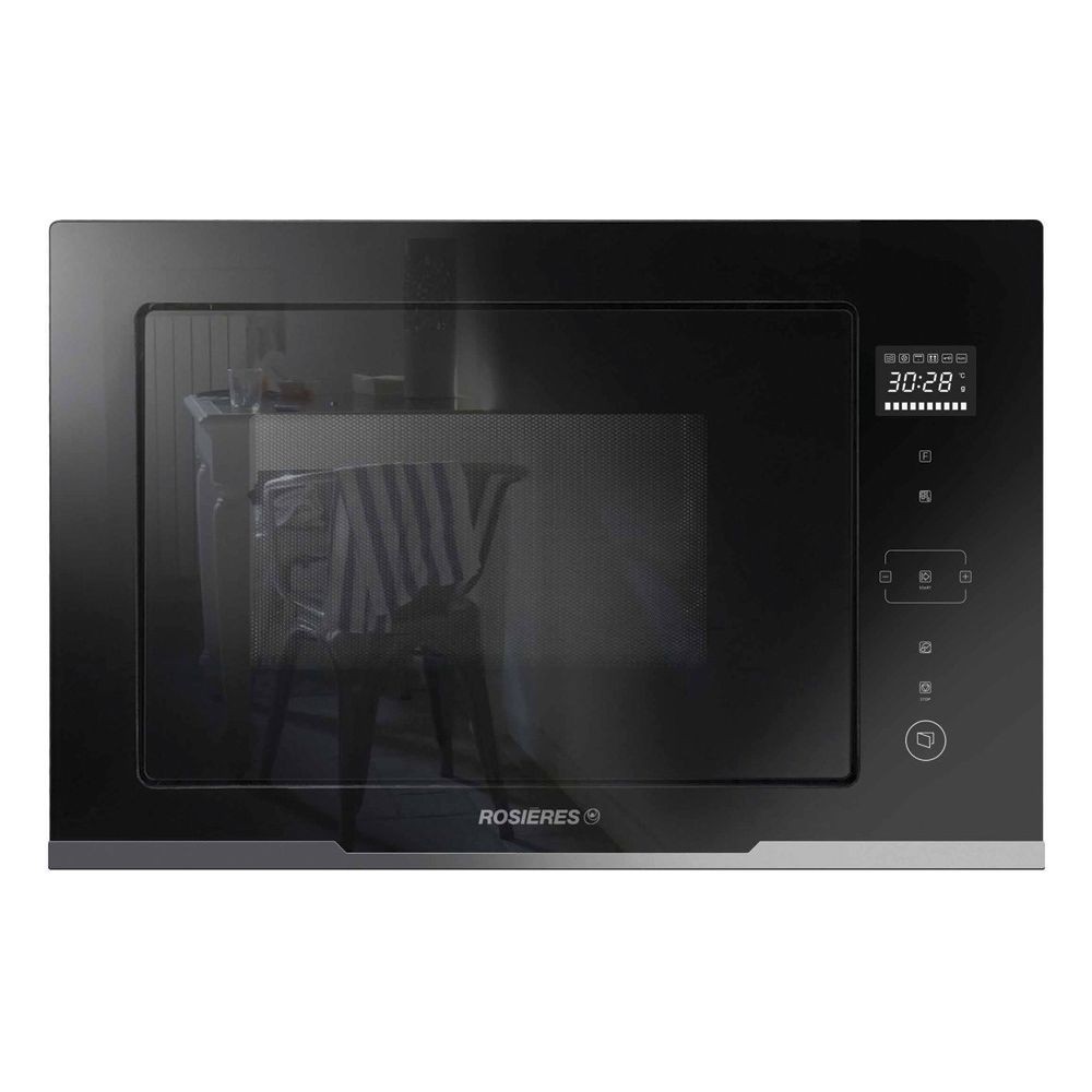 Rosieres Micro-ondes + gril encastrable 28l 900w noir - rmgs28pn - ROSIERES