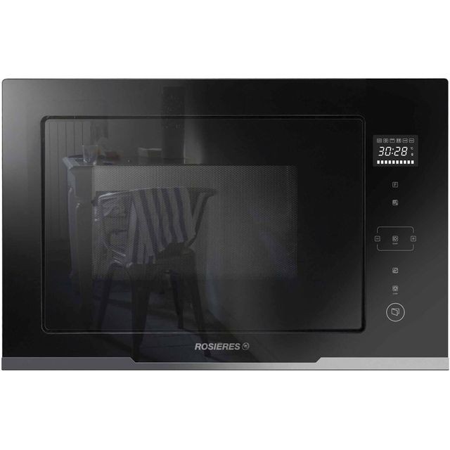 Rosieres - rosieres - micro-ondes + gril encastrable 28l 900w noir - rmgs28pn - Four micro-ondes Encastrable