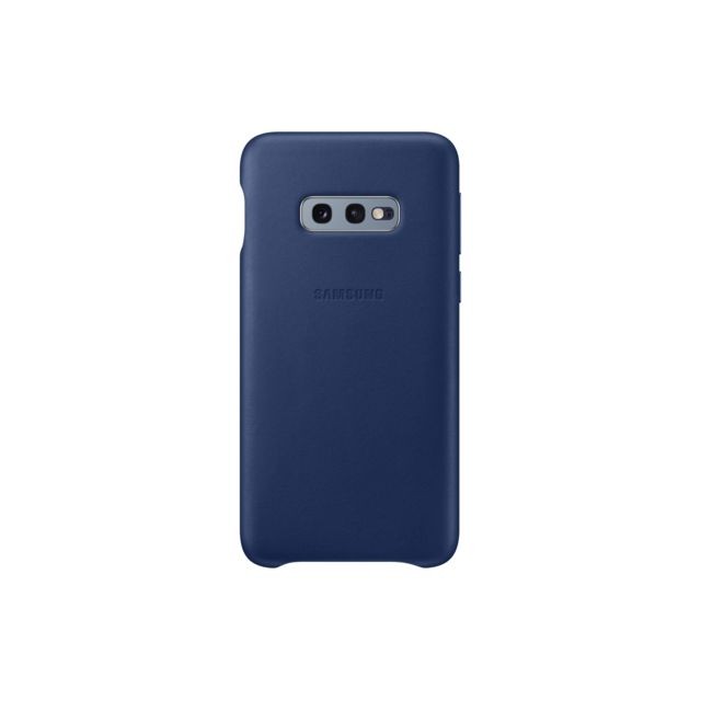 Samsung - Coque Cuir Galaxy S10e - Bleu Marine - Accessoires Samsung Accessoire Smartphone