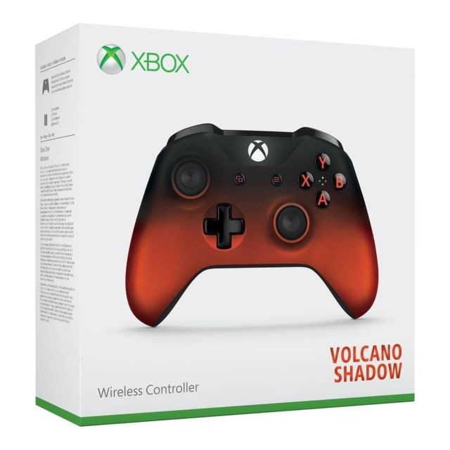 Microsoft - Manette Xbox Sans Fil Volcano Shadow - Manette Jeux Vidéo
