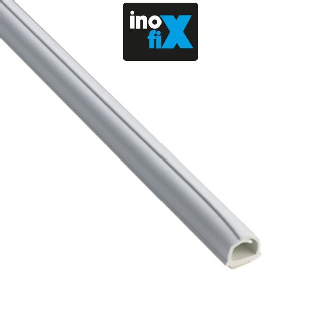 Moulures et goulottes Inofix Inofix - Lot de 4 gaines adhésives Cablefix  8 x 7 mm blanc