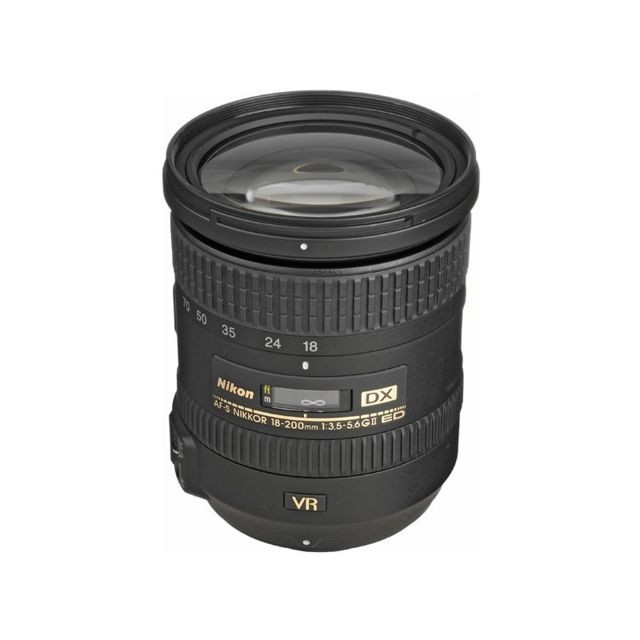 Nikon - NIKON Objectif AF-S DX 18-200 mm f/3.5-5.6G ED VR II - Objectif Photo