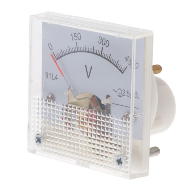 marque generique Voltmètre analogique Voltmètre à panneau analogique Voltmètre 2,5% Erreur 0-450V
