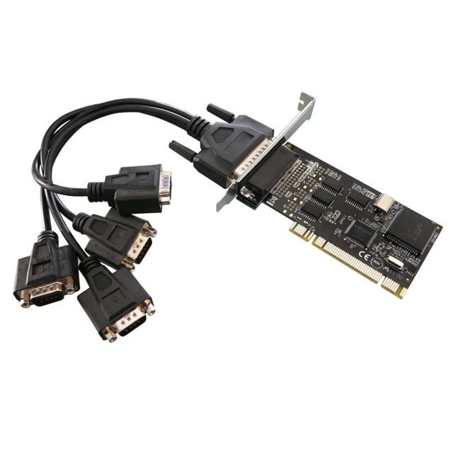 Kalea-Informatique - Carte Contrôleur SERIE / RS232 sur port PCI - 4 Sorties COM DB9 SUR PIEUVRE SOUPLE - Chipset MOSCHIP MCS9865 Kalea-Informatique  - Carte Contrôleur USB
