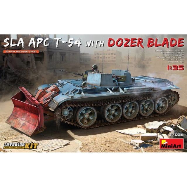 Chars Mini Art Maquette Char Sla Apc T-54 W/dozer Blade. Interior Kit