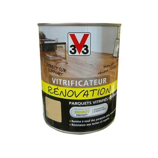 V33 - V33 Vitrificateur Rénovation Incolore Satin - Vitrificateur