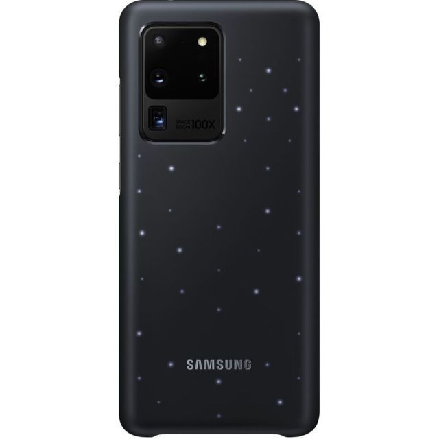 Samsung - Coque avec affichage LED pour Galaxy S20 ULTRA 5G Noir - Coque, étui smartphone Plastique