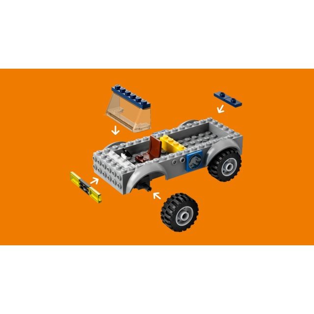 Lego LEGO® Juniors Jurassic World™ - Le camion de secours des raptors - 10757