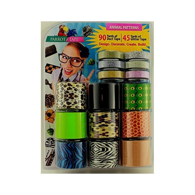 Parrot - Parrot Tape 15 Roll Combo Pack - Animal Patterns - Parrot