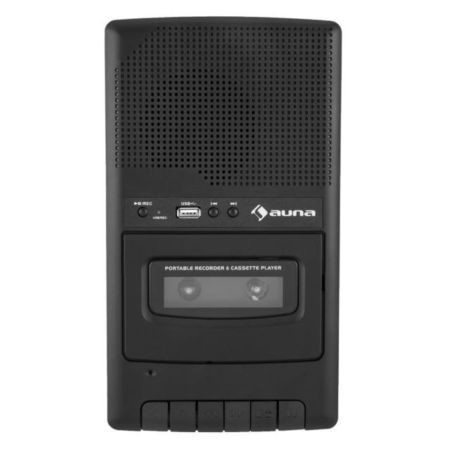 Auna auna RQ-132USB Lecteur cassette portable dictaphone enregistreur micro USB auna