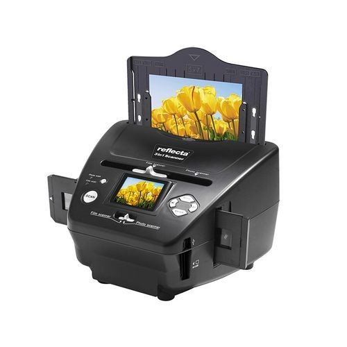 Scanners Films Reflecta Scanner 3 en 1, diapositives, négatifs et photos papier