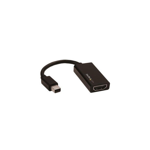 Startech - Adaptateur StarTech.com MDP2HD4K60S - Mini-DisplayPort 1.2 vers HDMI 4K 60 Hz (Mâle/Femelle) - Câble HDMI
