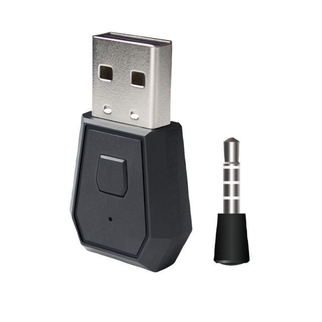 Generic Adaptateur sans fil USB / D-récepteur Bluetooth pour ongle PS4 Gaming Casques d'écoute Poignée
