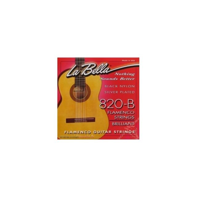 Labella - Labella L820-B tirant Medium - Jeux de cordes Flamenco Labella  - ASD