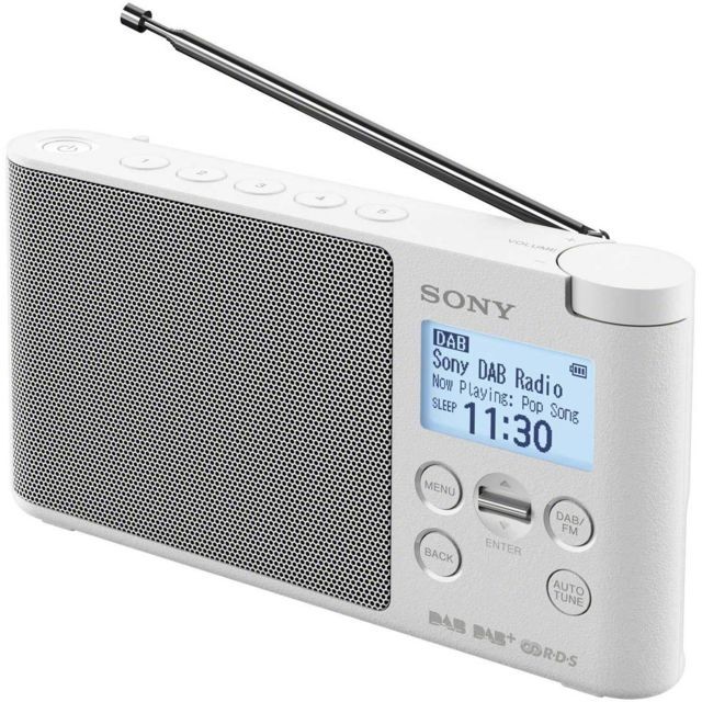 Sony - Radio portable numérique blanc - xdrs41dbp blanc - SONY - Sony