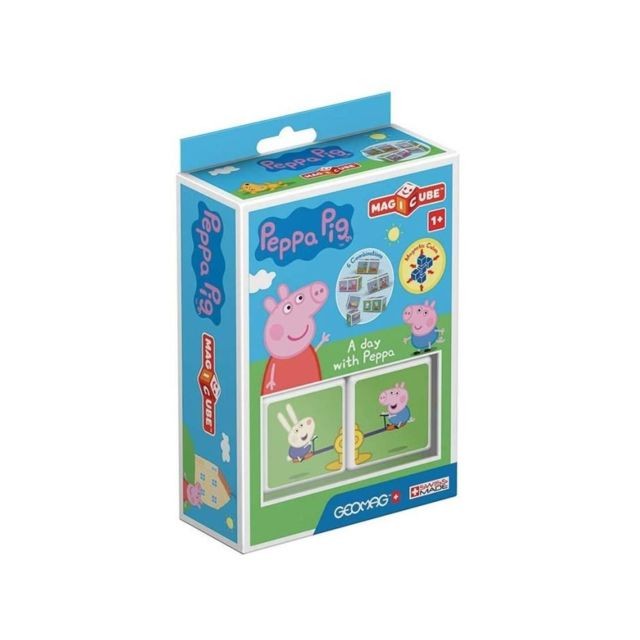 Giochi Preziosi - MAGICUBE - Peppa Pig une journée avec Peppa (2 cubes) - Jeux de construction Giochi Preziosi