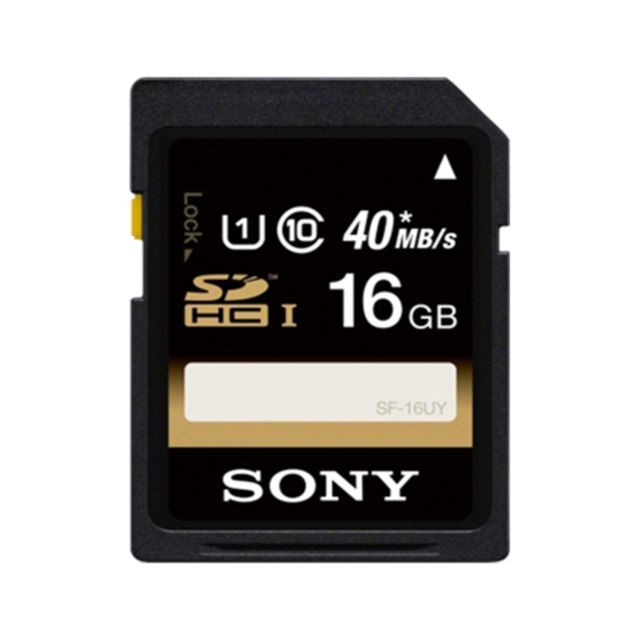 Sony - Sony SDHC 16Gb class 4/6 30mb/s (SF16U) - Carte SDHC