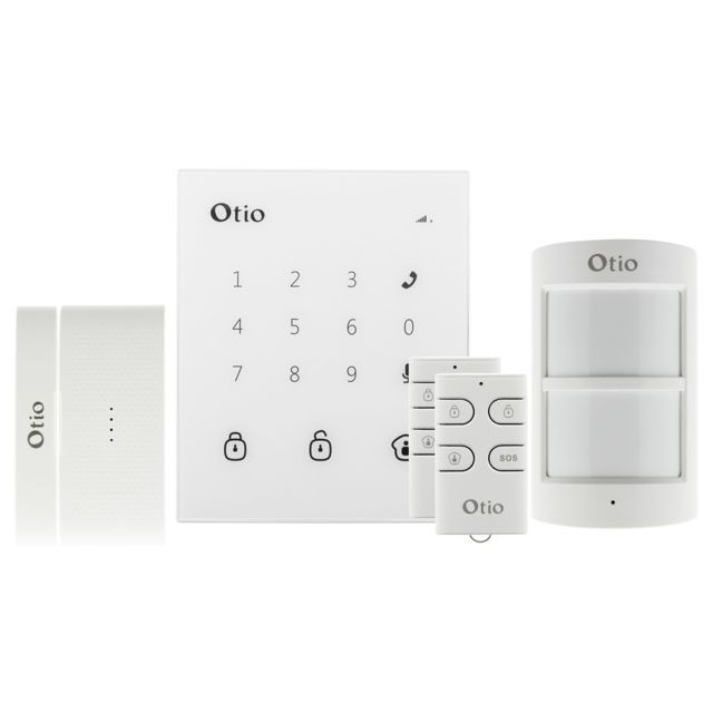 Otio - Kit alarme maison sans fil connectée - Otio Otio  - Alarme connectée