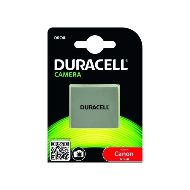 Duracell - Duracell DRC4L batterie de caméra/caméscope Lithium-Ion (Li-Ion) 720 mAh Duracell - Bonnes affaires Batterie Photo & Video