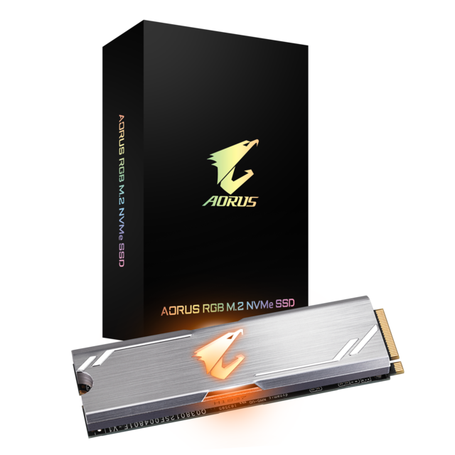 Gigabyte - AORUS 256 Go M.2 NVMe PCie - Disque SSD