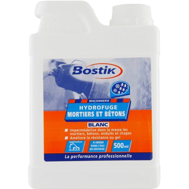 Bostik - Hydrofuge liquide Bostik 500ml Bostik  - Produits de mise en oeuvre