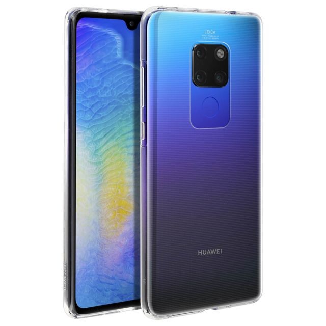 Huawei - Coque Huawei Mate 20 Protection Souple Originale Huawei Transparent Huawei  - Accessoires Officiels Huawei Accessoires et consommables