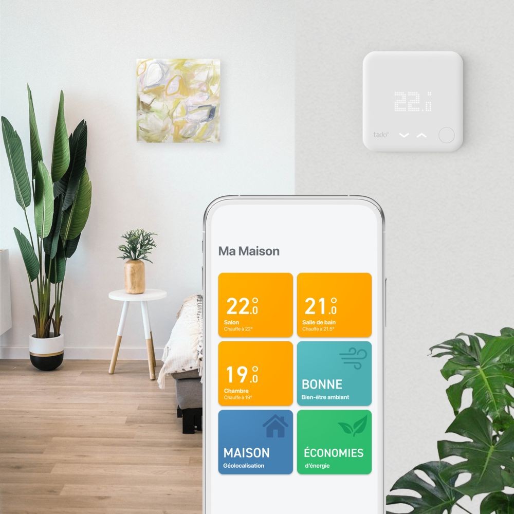 Thermostat connecté Kit de démarrage V3+ - Thermostat Intelligent sans fil