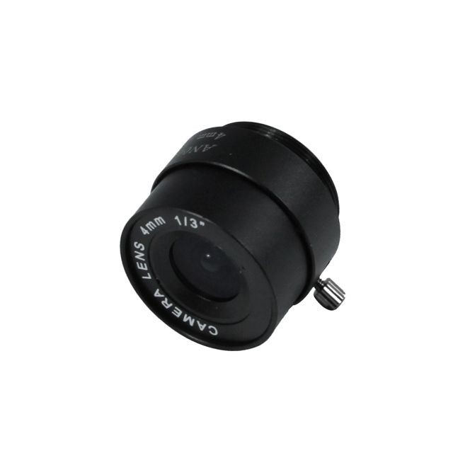 Accessoires sécurité connectée Wewoo Lentille de caméra CCD noir pour Caméras CCD Objectif Sony 4mm 1/3