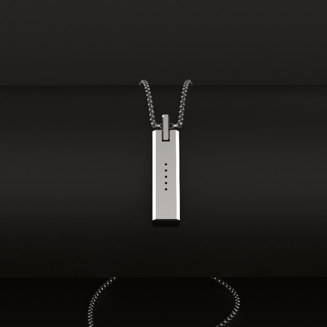Wewoo - Bracelet argent pour Fitbit Flex 2, Hôte non inclus Mijobs Metal Collier à pendentif magnétique sans vis Wewoo  - Accessoires montres connectées