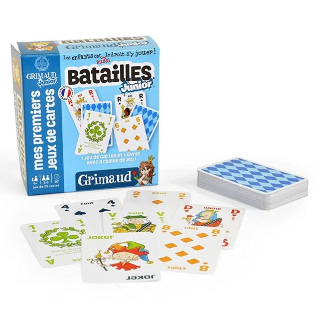 France Cartes - Mes premiers jeux de cartes : Batailles Junior - France Cartes