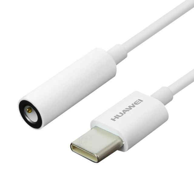 Huawei - Câble adaptateur audio USB-C/Jack CM20 - Blanc Huawei  - Câble et Connectique Huawei