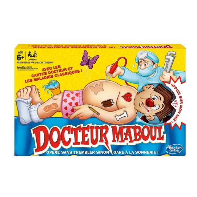 Hasbro - Jeu de société - Docteur Maboul - B21764470 - Jeux d'adresse