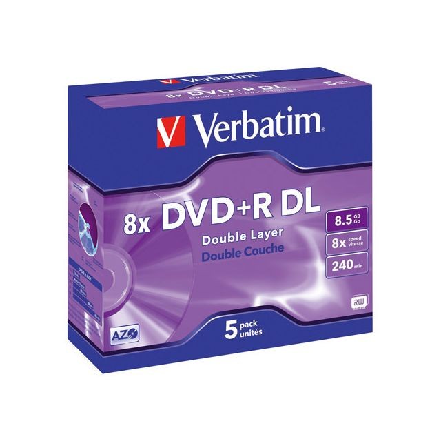 Verbatim - DVD+R Double Couche Verbatim 8x - Verbatim