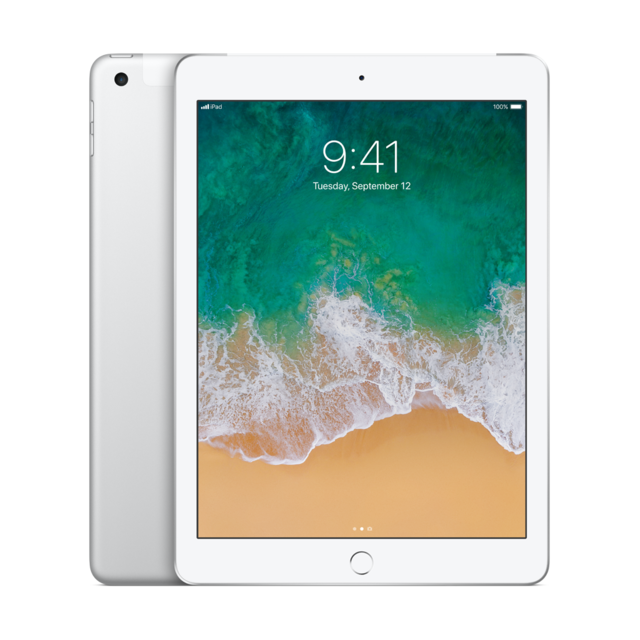 Apple - iPad - 9,7"" - Wifi + Cellular - MP1L2NF/A - Argent Apple  - Tablette reconditionnée