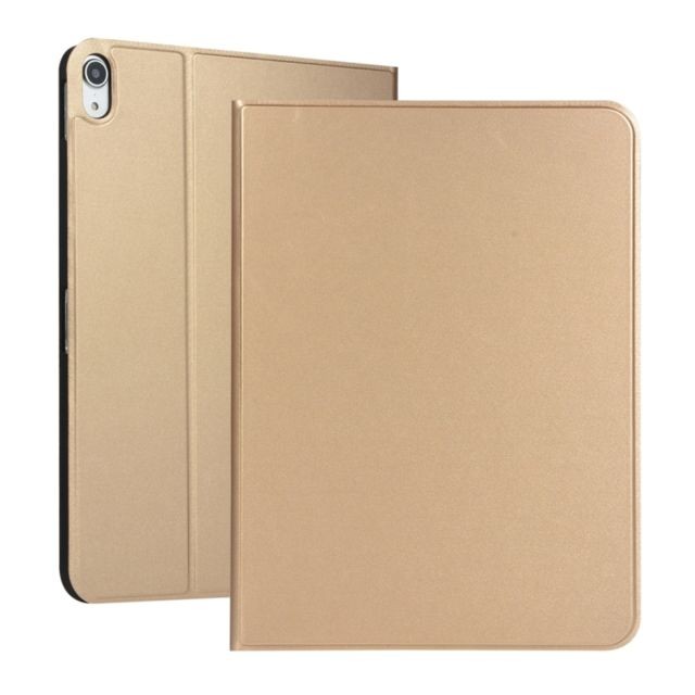 Wewoo - Housse Étui Coque Ouvrir en cuir élastique de couleur unie pour iPad Pro 11 pouces avec support fonction de veilleTPU Soft Shell Bottom Case Gold Wewoo  - Accessoires iPad Accessoire Tablette